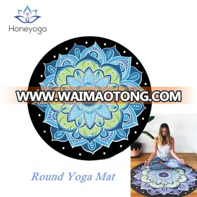 1.4M diameter round yoga mat size and extra thick best yoga mat for hot yoga