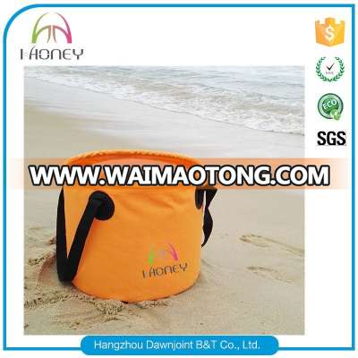 Eco-Friendly 500D PVC Collapsible Bucket for fishing and cleaning